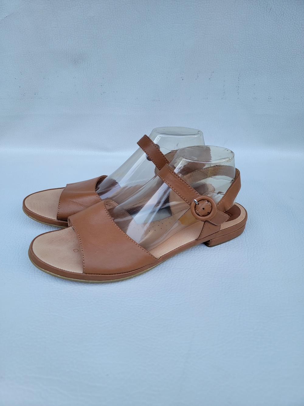 Women’s Tan Leather Slingback Sandals - Classic Everyday Style